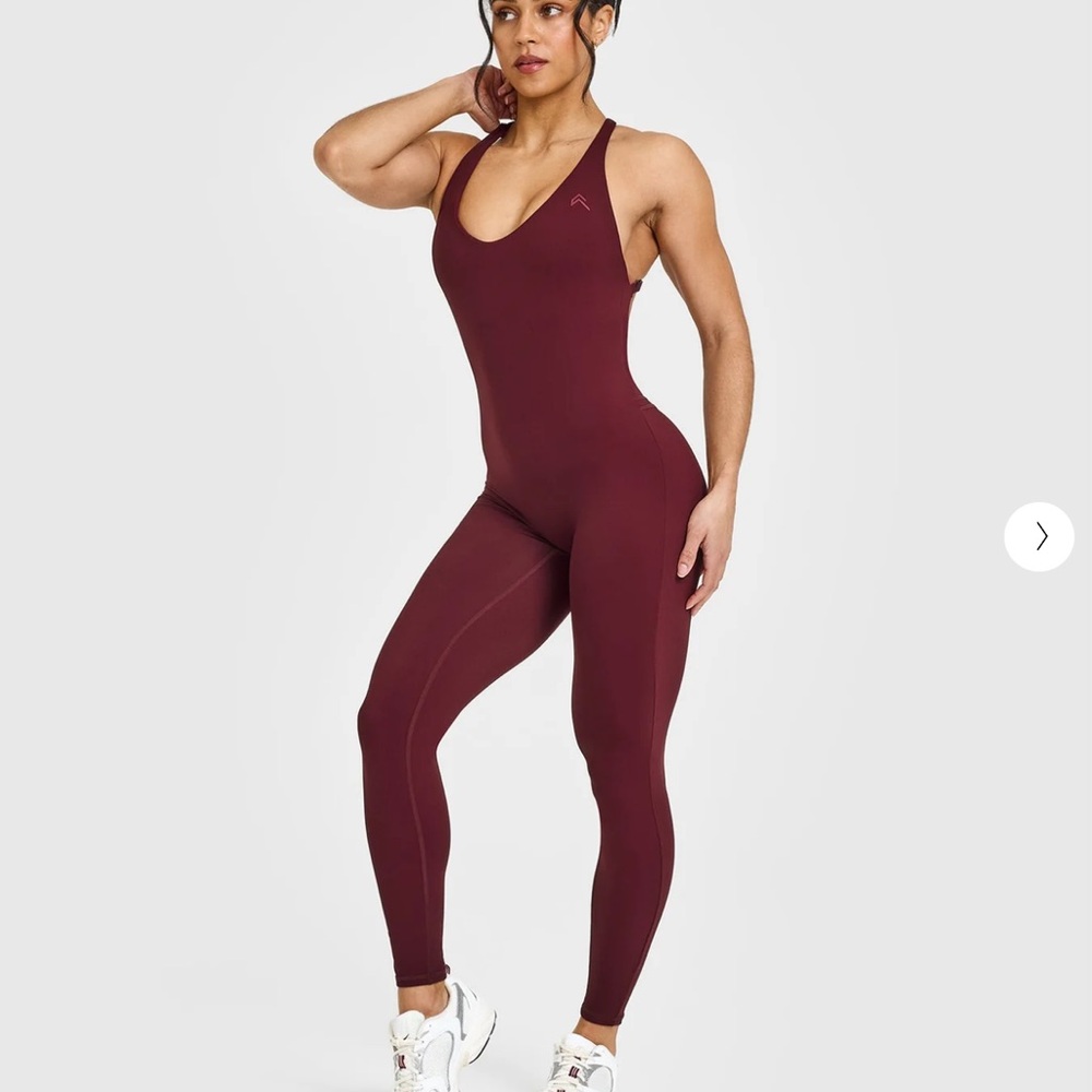 ONER ACTIVE UNIFIEDMOVE SCOOP BACK ALL IN ONE LONG IN ROSEWOOD (XS - SHORT)